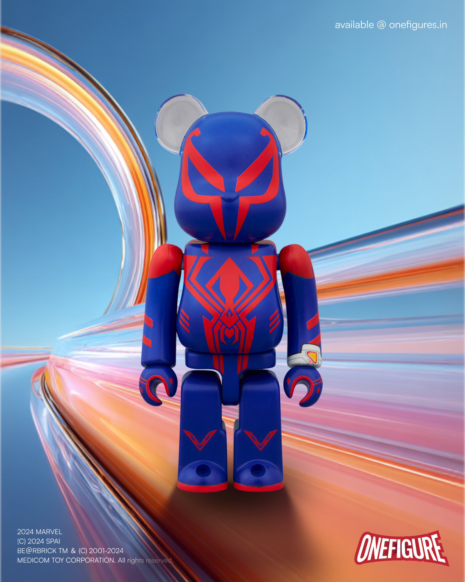 BE@RBRICK Spider-Man 2099 & Spider-Woman 2pcs Set