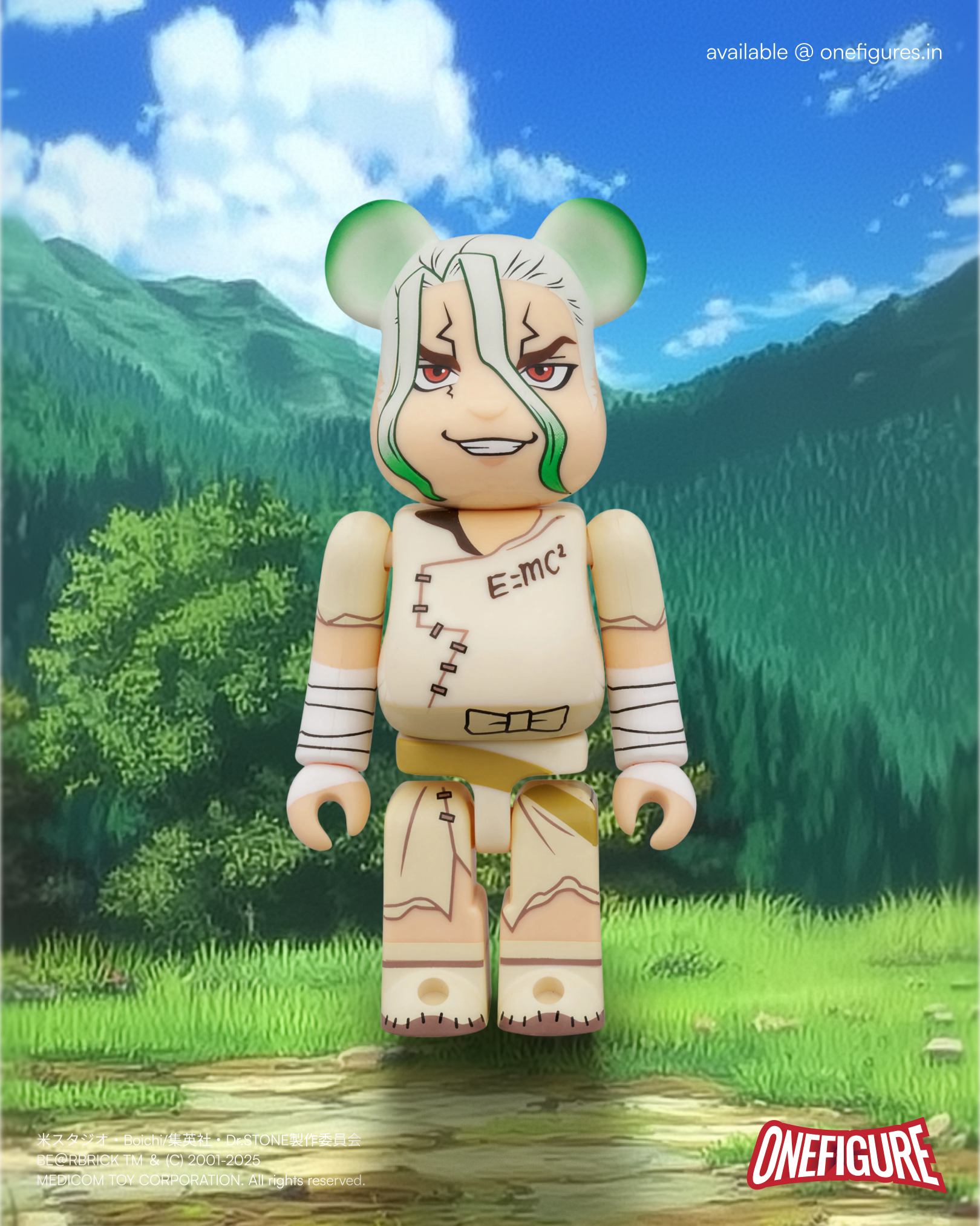 BE@RBRICK Senku Ishigami & Gen Asagiri 2pcs Set