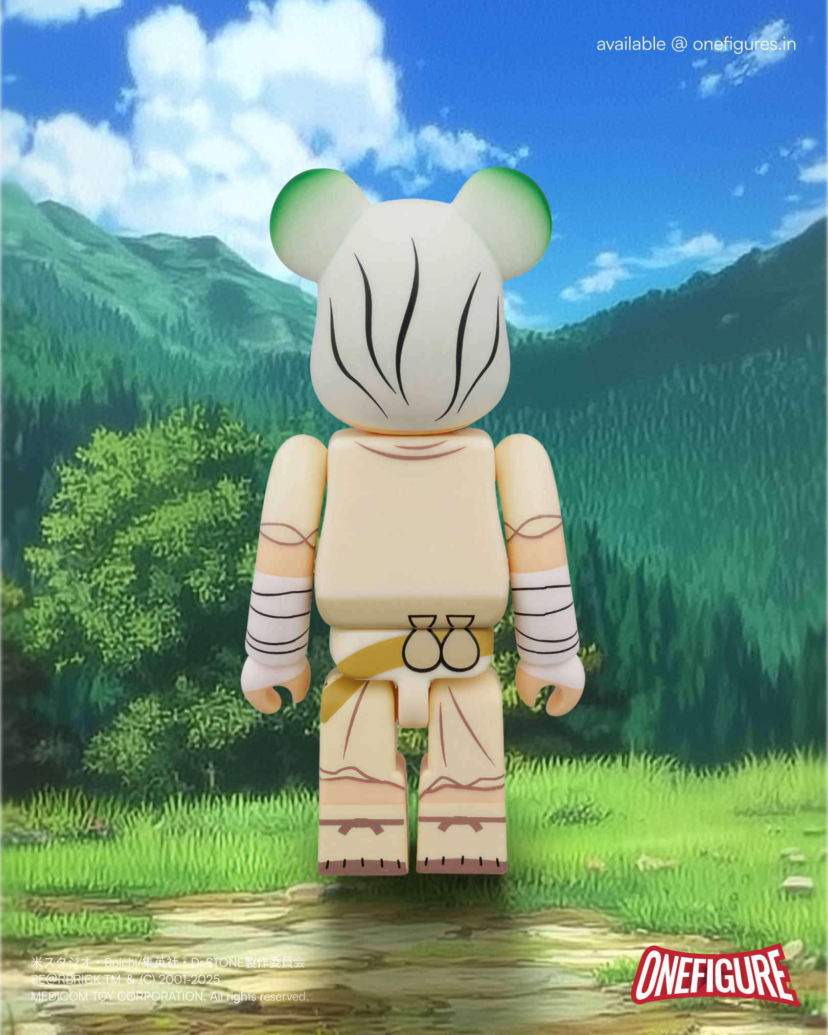 BE@RBRICK Senku Ishigami & Gen Asagiri 2pcs Set