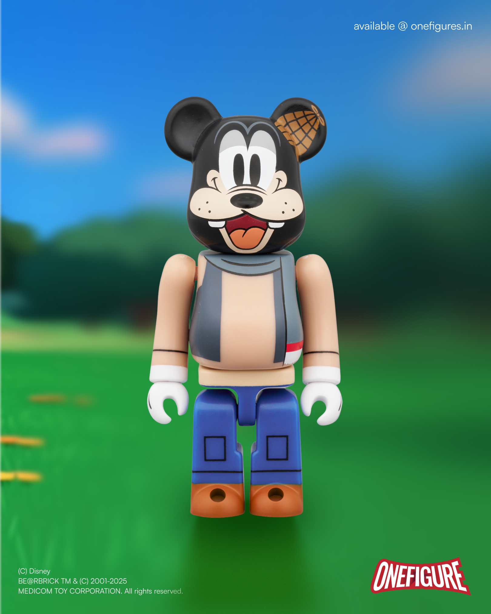 BE@RBRICK Mickey Mouse & Goofy (Lonesome Ghosts Ver.) 2Pcs Set