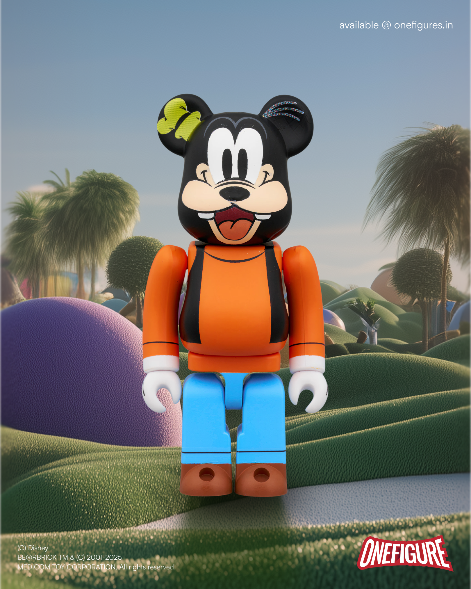 BE@RBRICK Donald Duck & Goofy 2Pcs Set – OneFigures