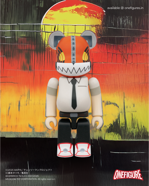 Bearbrick Chainsaw Man & Bomb Girl (Reze) 100% Set