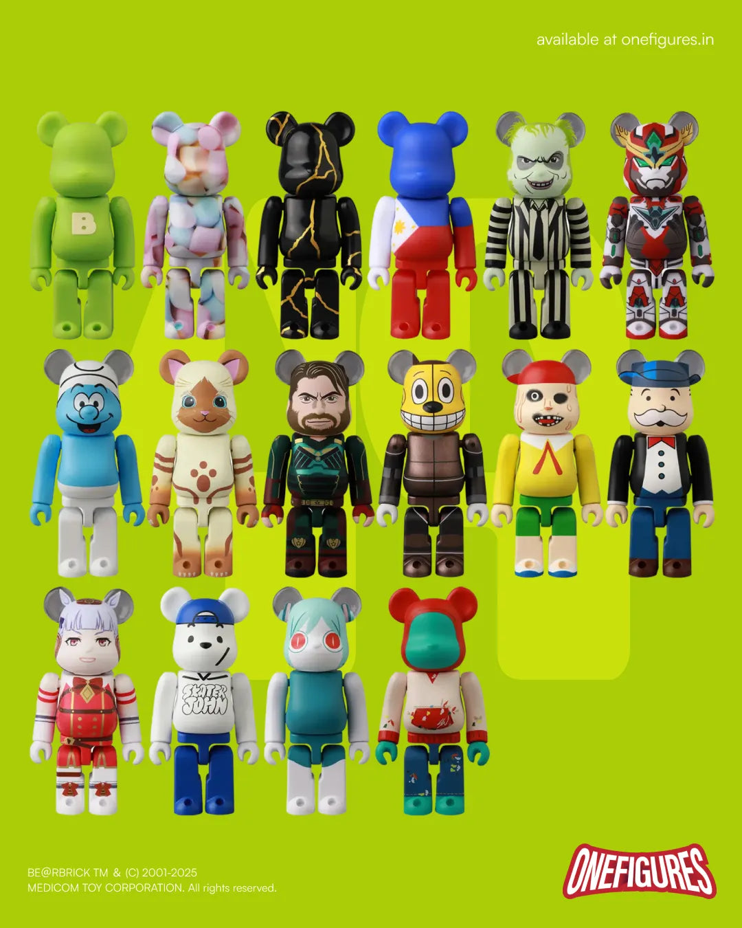 Be@rbrick 100% Series 49 by Medicom Toys (1 of 24pcs)