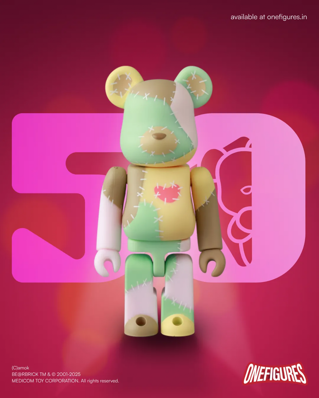Be@rbrick 100% Series 50 by Medicom Toys (1 of 24pcs)