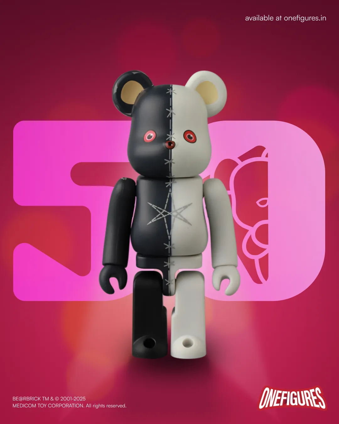 Be@rbrick 100% Series 50 by Medicom Toys (1 of 24pcs)