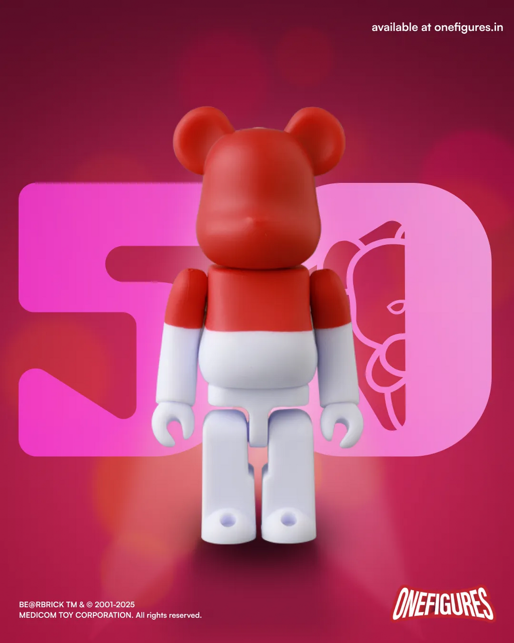 Be@rbrick 100% Series 50 by Medicom Toys (1 of 24pcs)