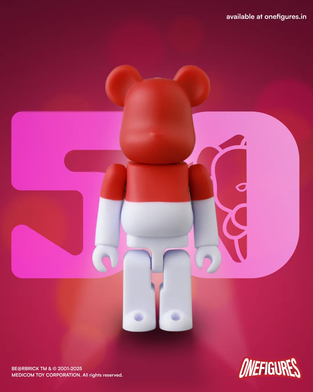 Be@rbrick 100% Series 50 by Medicom Toys (1 of 24pcs)