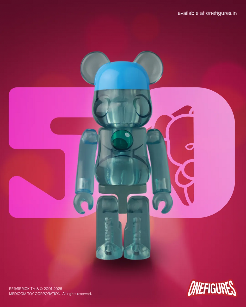Be@rbrick 100% Series 50 by Medicom Toys (1 of 24pcs)