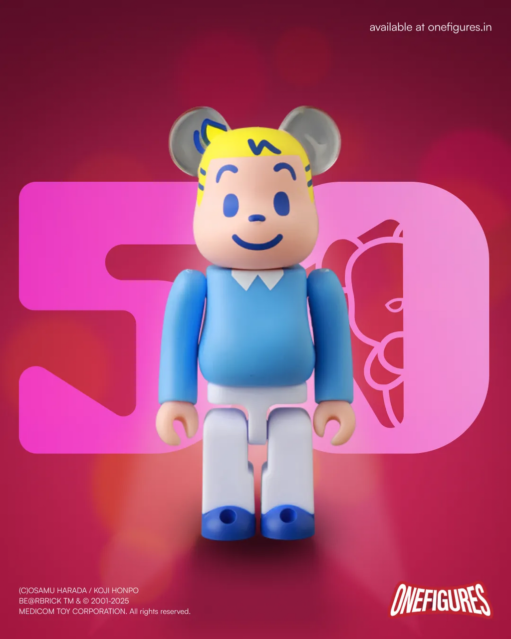 Be@rbrick 100% Series 50 by Medicom Toys (1 of 24pcs)