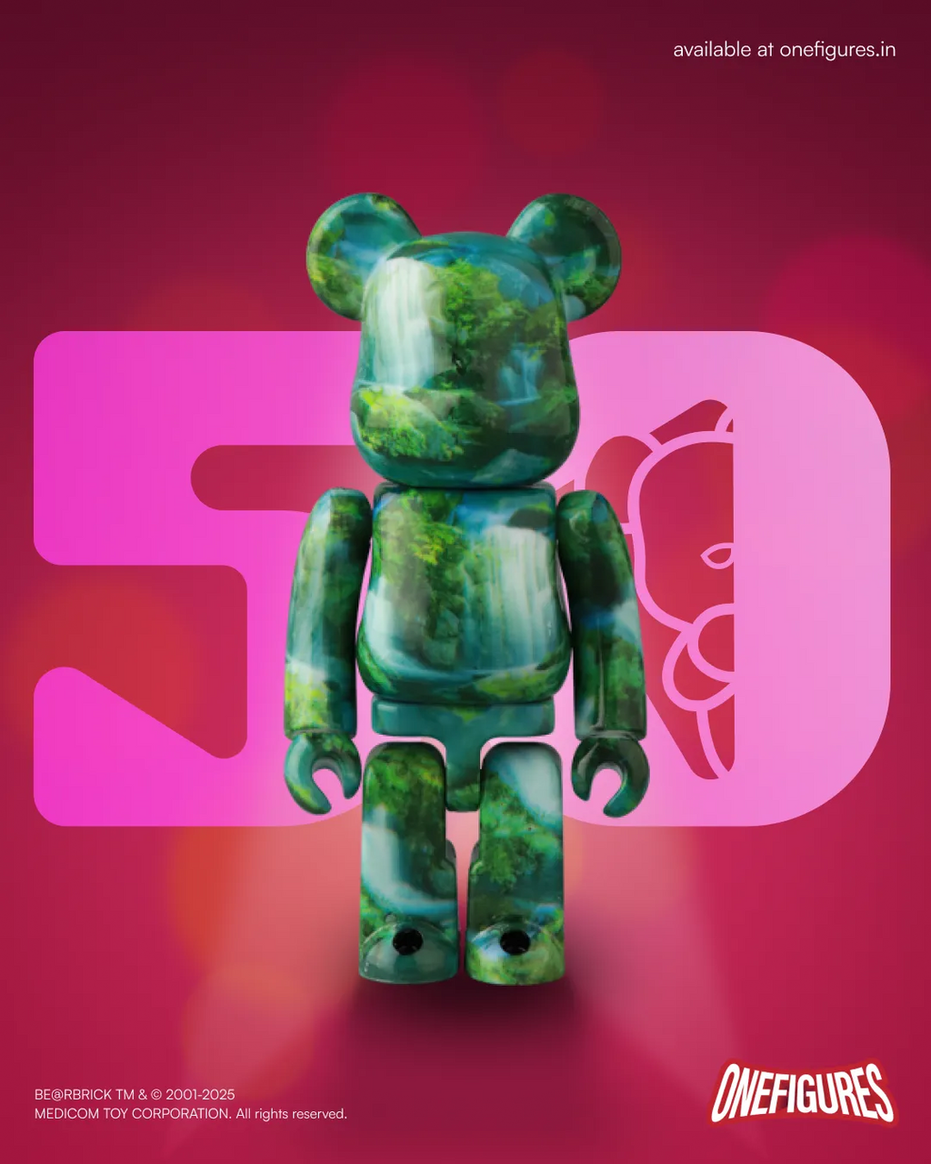 Be@rbrick 100% Series 50 by Medicom Toys (1 of 24pcs)