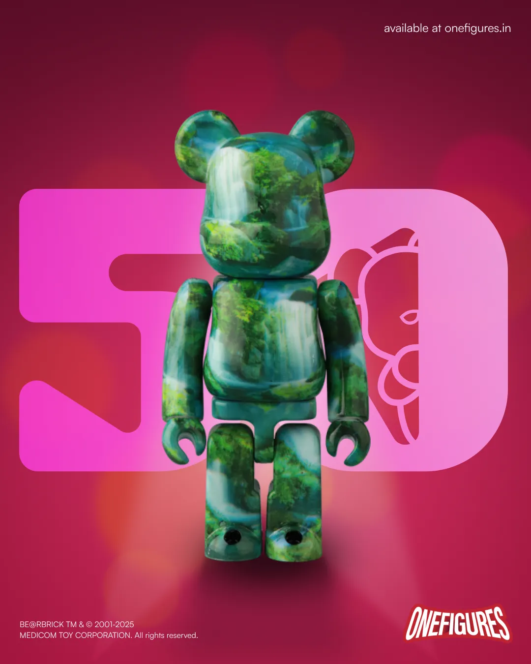 Be@rbrick 100% Series 50 by Medicom Toys (1 of 24pcs)