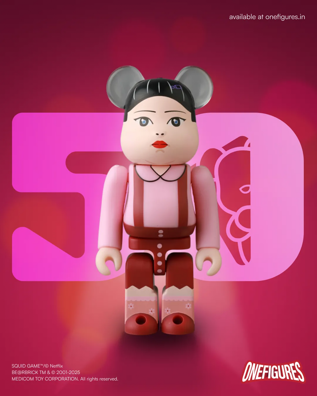 Be@rbrick 100% Series 50 by Medicom Toys (1 of 24pcs)