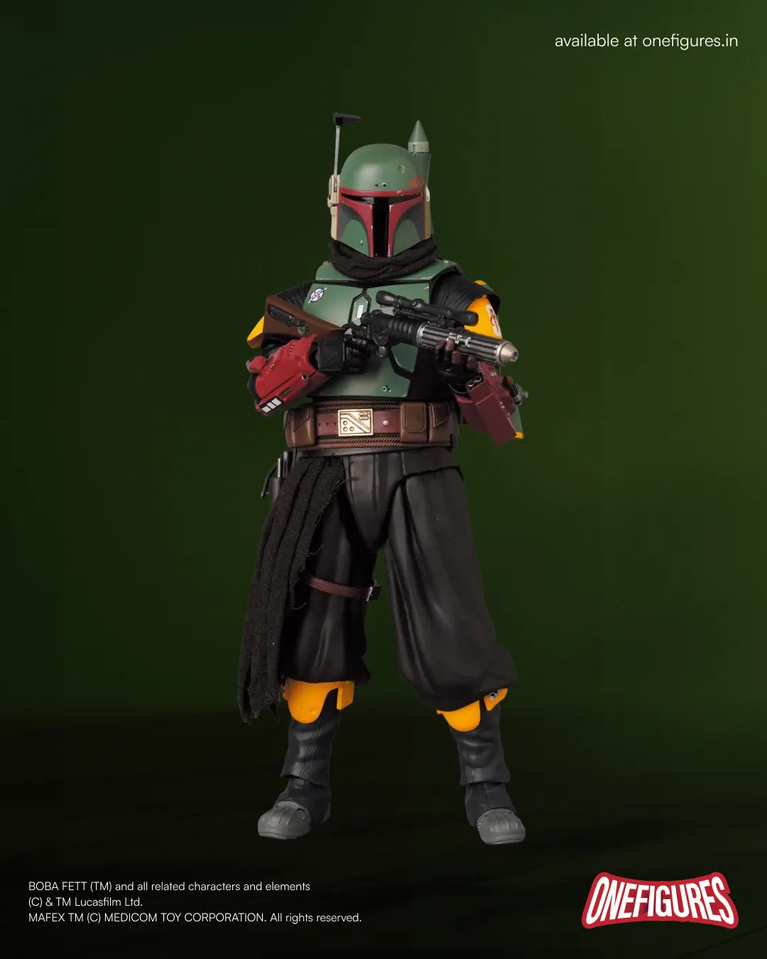 MAFEX Boba Fett Recovered Armor – The Mandalorian India – Onefigures MAFEX Boba Fett Recovered Armor – The Mandalorian India – Onefigures