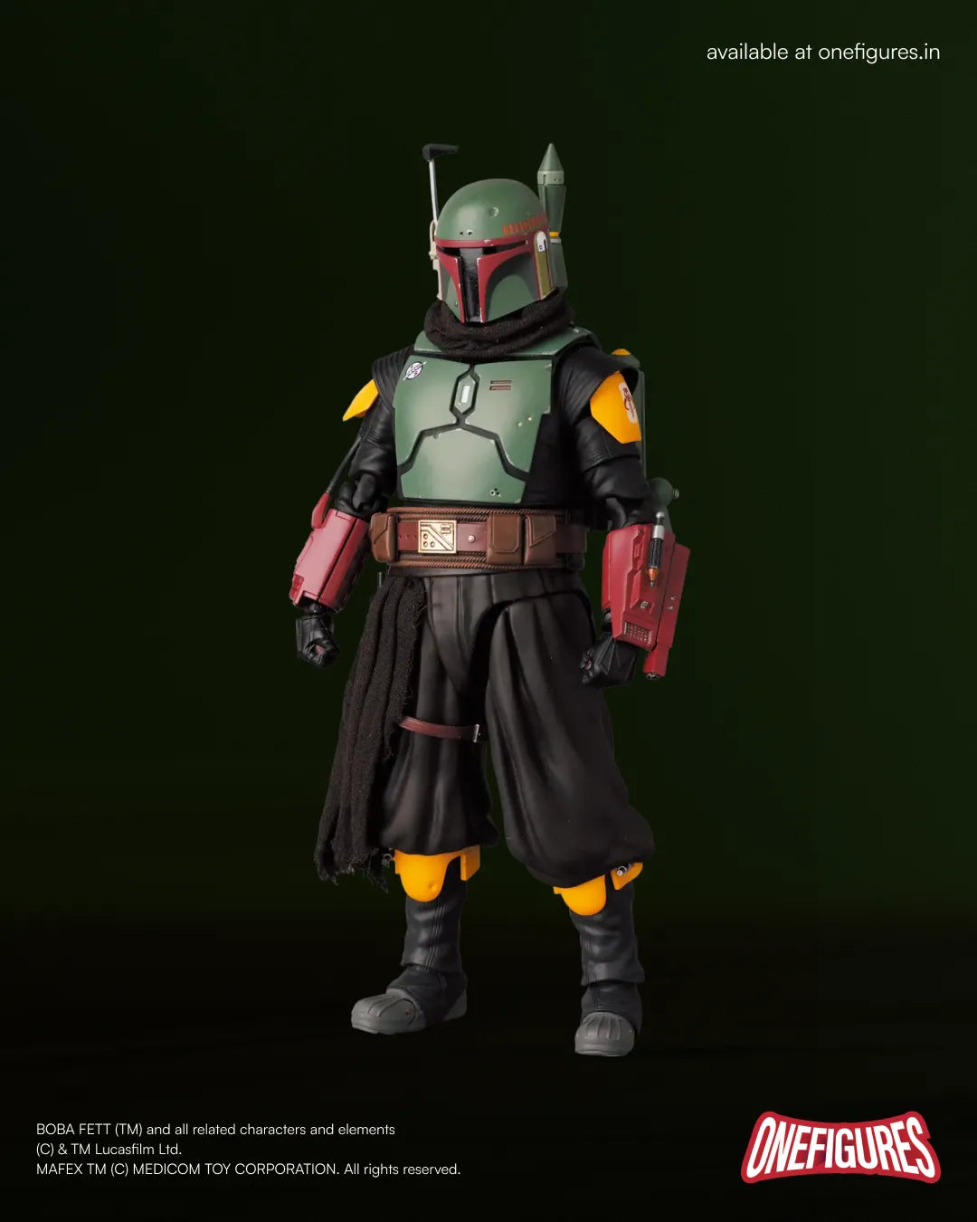 MAFEX Star Wars Boba Fett (Recovered Armour) Action Figure