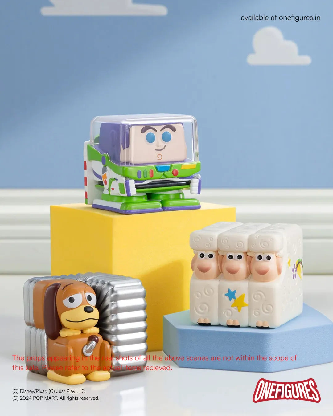 Disney/Pixar POP CUBE-1 Series Figures (1 out of 9 Pcs)