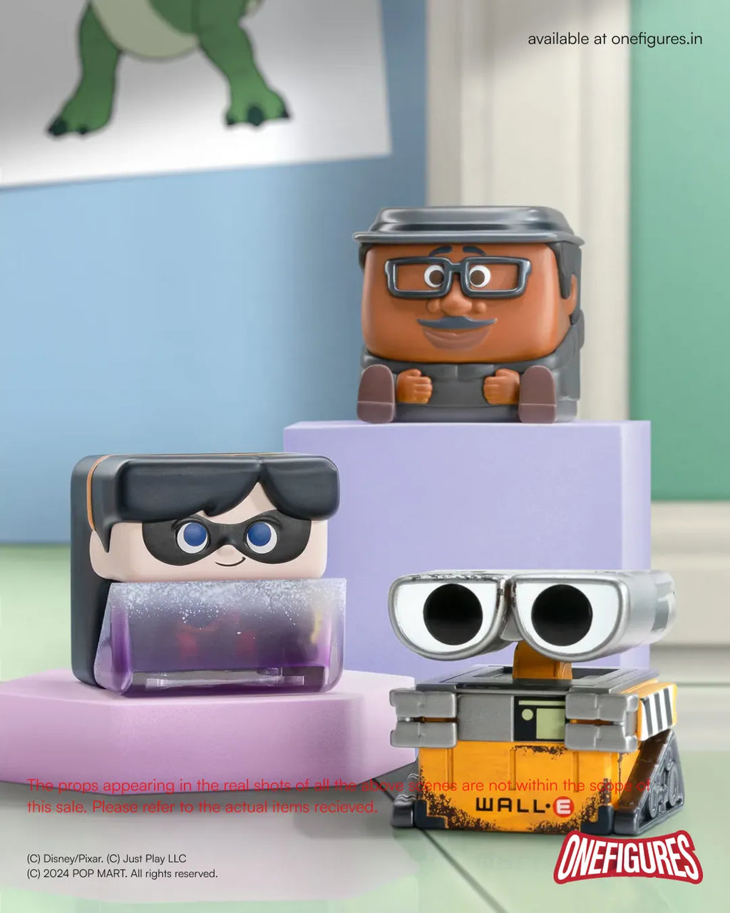 Disney/Pixar POP CUBE-1 Series Figures (1 out of 9 Pcs)