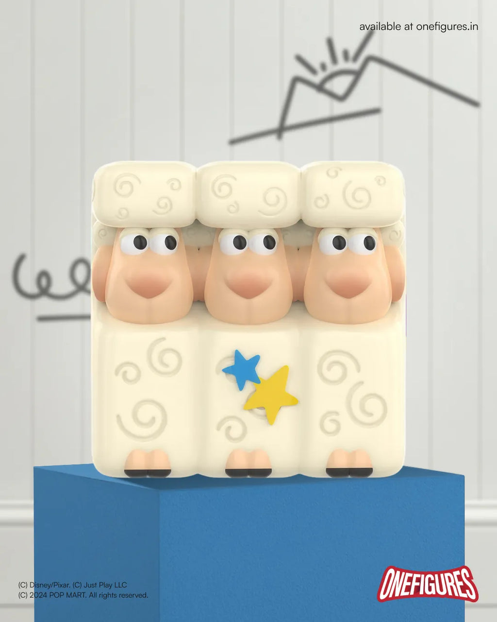 Disney/Pixar POP CUBE-1 Series Figures (1 out of 9 Pcs)