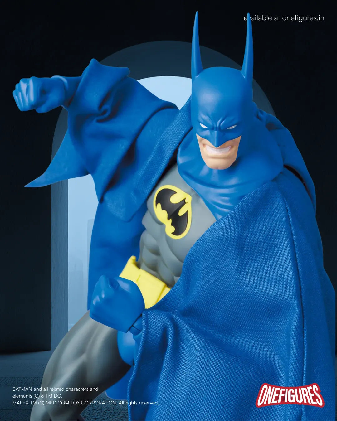 MAFEX Knight Crusader Batman Action Figure