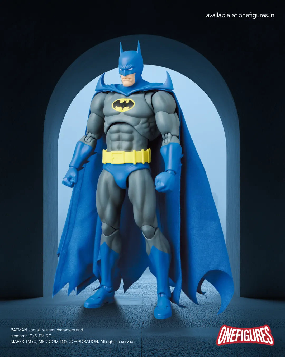 MAFEX Knight Crusader Batman Action Figure