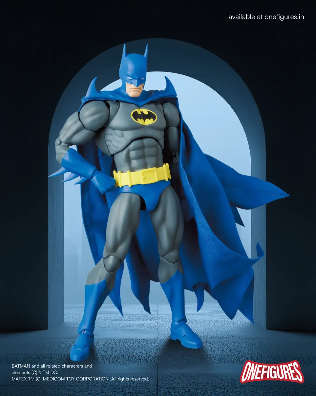 MAFEX Knight Crusader Batman Action Figure