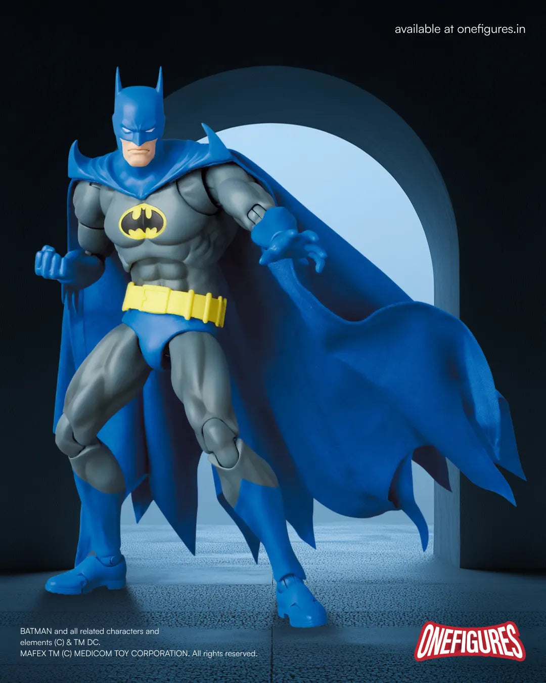 MAFEX Knight Crusader Batman Action Figure