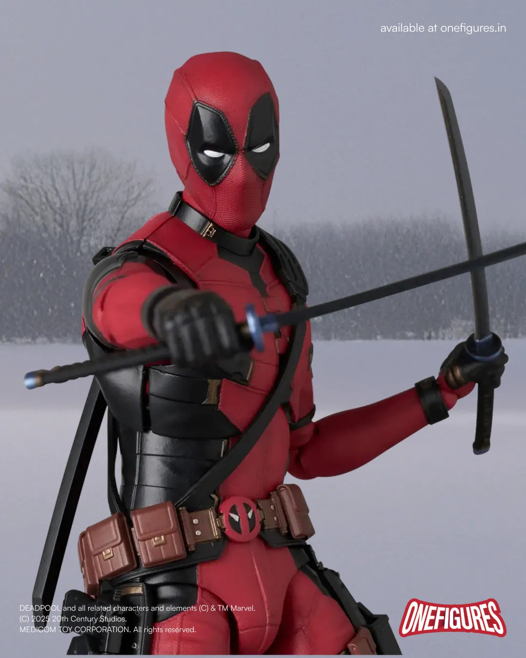 MAFEX Deadpool Action Figure (Deadpool & Wolverine Ver.)
