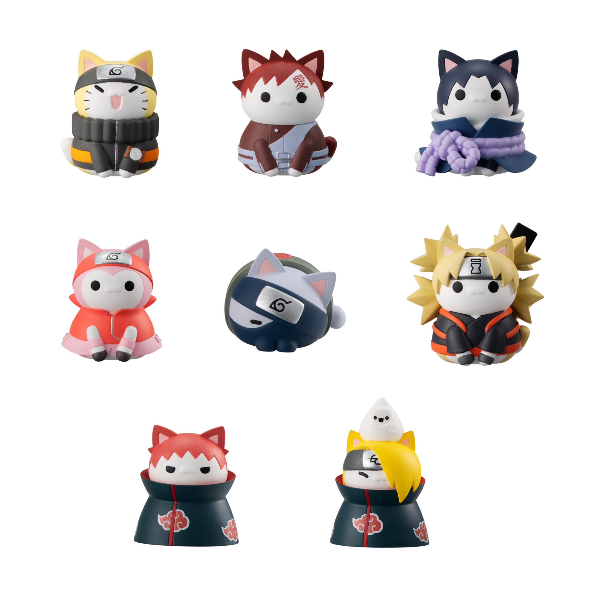 MEGA CAT PROJECT NARUTO Shippuden! Nyaruto! Akatsuki Battle (1 of 8pcs)