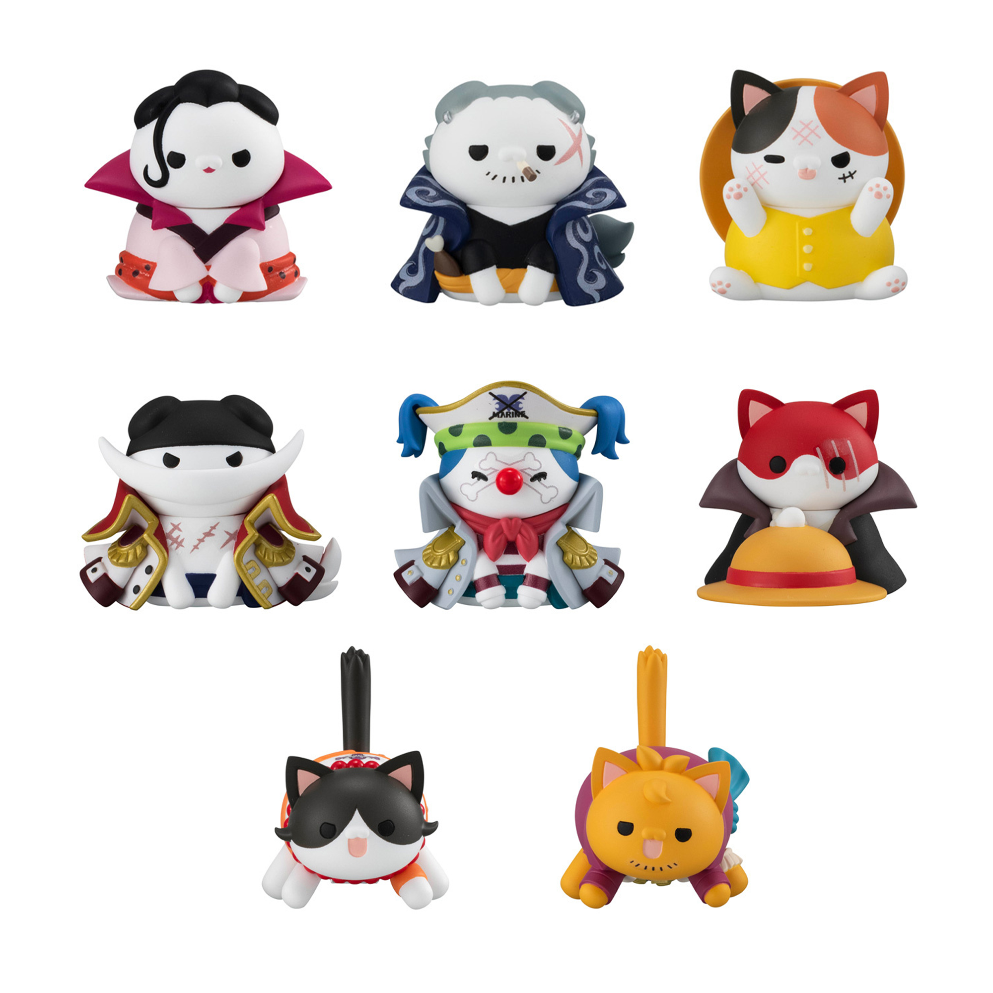 MEGA CAT PROJECT One Piece Nyan! Luffy and The Summit War ( 1 of 8pcs)