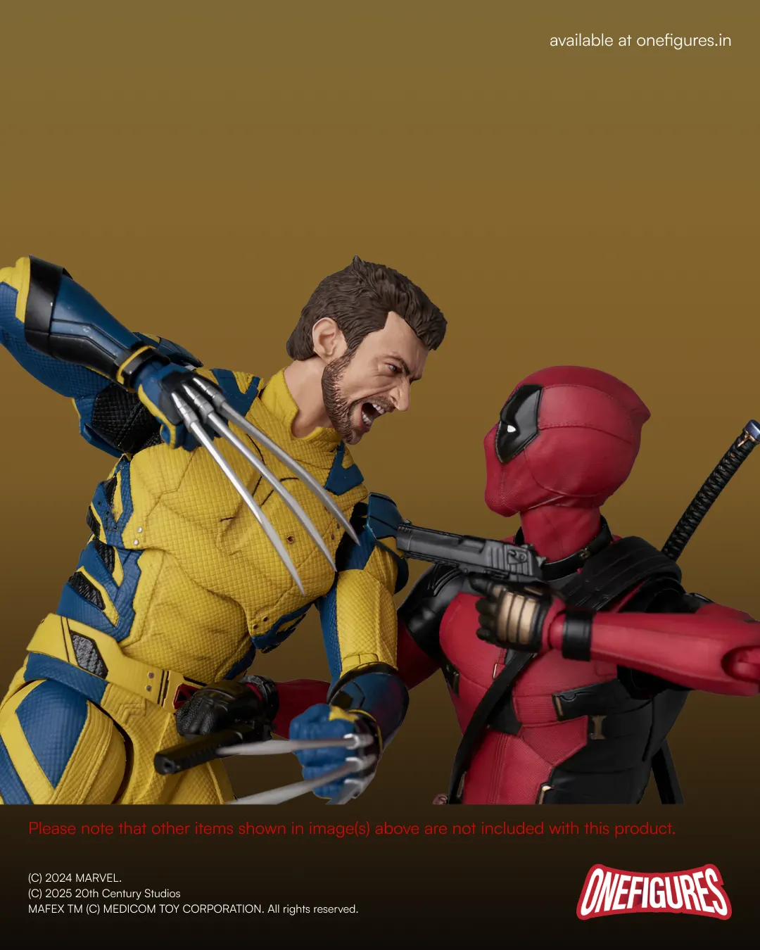 MAFEX Wolverine Action Figure (Deadpool & Wolverine Ver.)